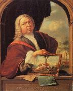 Jan van Gool Self portrait oil painting